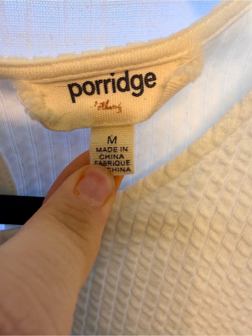 Porridge Anthropologie Textured Bell Sleeve Top - Size Medium - Picture 4 of 9